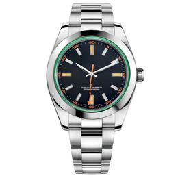 Caijiamin-2021 Top mannen horloge 40mm roestvrij stalen band heren horloges automatisch mechanisch uurwerk saffierglas 5ATM waterp197z