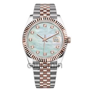 Cai Jiamin - Herenhorloge Automatisch mechanisch herenhorloge Datum Slechts 41 mm wijzerplaat Roségouden volledig roestvrijstalen band met waterdicht kastoppervlak