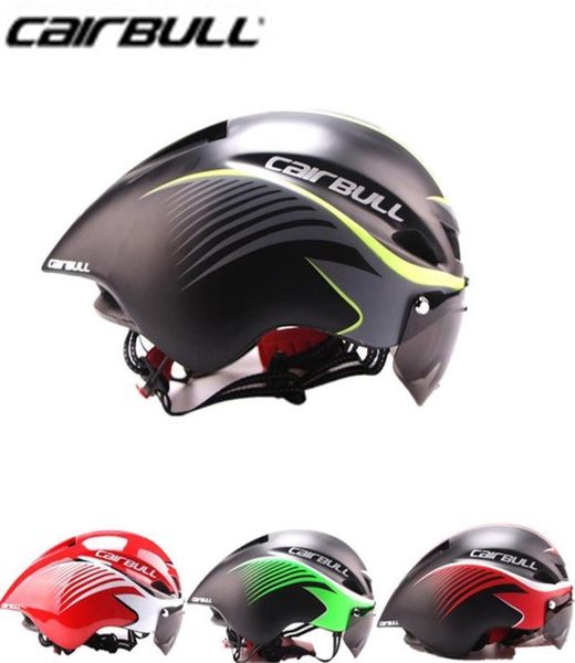 Cairbull Aero TT TT Road Bike Casque Goggles Racing Cycling Bike Sports Safety TT HELMET INMOLD GOGGLE HELMET8128200