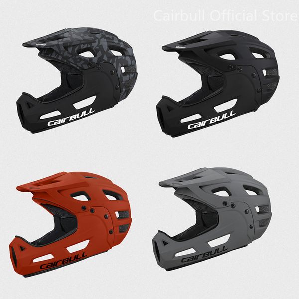 Cairbull Full Face Bicycl Casque adulte en bas de la colline hors route All Mountain MTB Bike Casque avec lunettes 54-61cm CE Capacete Ciclismo