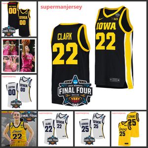 Caitlin Clark Monika Czinano Iowa Hawkeyes basketbalshirt voor dames Kylie Feuerbach Shateah Wetering Molly Davis McKenna Warnock Sharon Goodman Iowa NICE