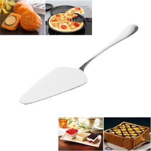 Cake Pizza Mes Roestvrijstalen Koffie Lepels Bakken Koken Gereedschap of Ice Cream Server Westerse Fruit Vork Turner Divider 500PCS T1I3510