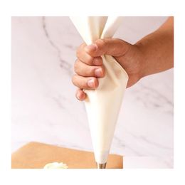 Cake Tools 2555cm Diy Cotton Eva Cream Pastry voor lcing tas recycle decoratie bakken koken pi tassen keuken accessoires drop deliv dhz9r