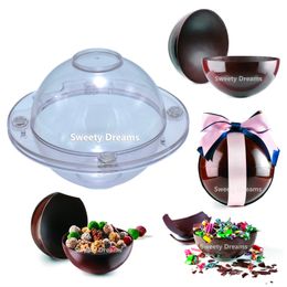 Outils de gâteau 3D grande sphère moules à chocolat en Polycarbonate boule de cuisson pour bonbons décoration pâtisserie outil 230616