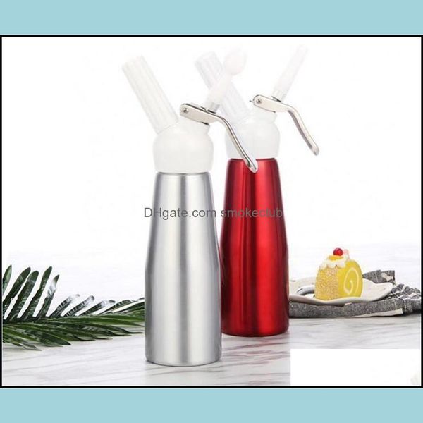 Outils de gâteau ustensiles de cuisson cuisine, bar à manger maison jardin fouetté en acier inoxydable 500 ml machine professionnelle café crème fraîche distributeur de beurre Wh