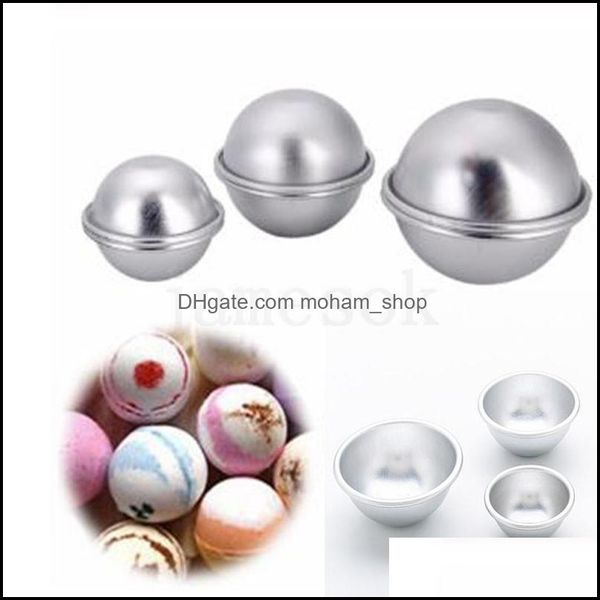 Gâteau outils ustensiles de cuisson cuisine barre à manger en alliage d'aluminium moule bricolage bombe de bain Mod boule de sel artisanat maison cadeaux demi-cercle Sp