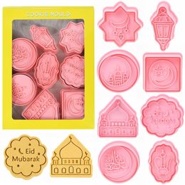 Cake Tools Eid Mubarak Biscuuit Mould Moon Star Cookie Cutter DIY Bakken Islamitische Moslim Ramadan Kareem Party Home Decor Supplies 230714