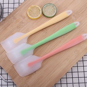 Outils de gâteau grattoir en silicone de cuisson résistant à la chaleur spatule à crème monobloc grattoirs conjoints Nougat