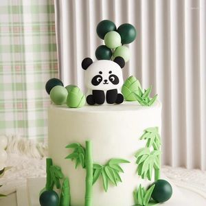 Taart Tools Netflix Reuzenpanda Decoratie Leuke Cartoon Pop Bamboe Bos Topper Kinderen Gelukkige Verjaardag Thuis