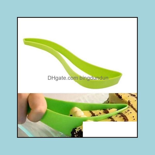 Cake Tools New Baking Plastic Onepiece Knife Servidor Cortador de corte 100 Unids / lote Regalos de Navidad Drop Delivery Hogar Jardín Cocina Dini Dh8Hm