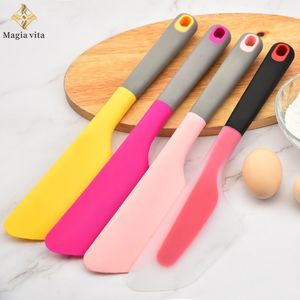 Outils de gâteau Silicone crème cuisson grattoir antiadhésif beurre spatule coupe chocolat plus lisse résistant à la chaleur cuisine pâtisserie 230518