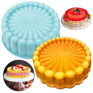 Outils de gâteau Silicone poêle ronde Charlotte gâteaux cuisson éponge Flan moule fraise Shortcake cuisine moules 231213