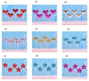 Cake Toppers Star Decorations PU Birthday Party Wedding Baby Shower supplies SN3287