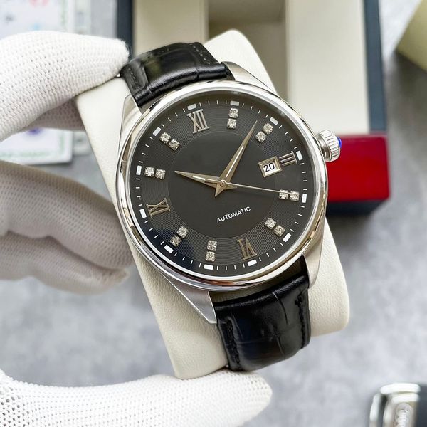 Reloj de hombre Calatrava para hombre automatico mecanico 40mm Counter Quality Official Replica reloj de pulsera Geneva Vintage 086