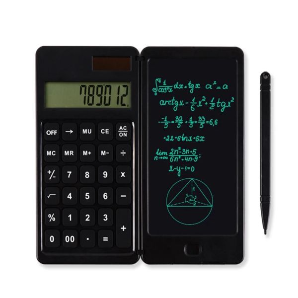 Calculatrices 6,5 pouces Mini calculatrice tablette graphique numérique avec des calculatrices portables stylet