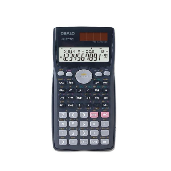 Calculateurs 991ms Calculatrice de fonction 401 Fonctions Test d'affichage à double ligne à l'aide des équations