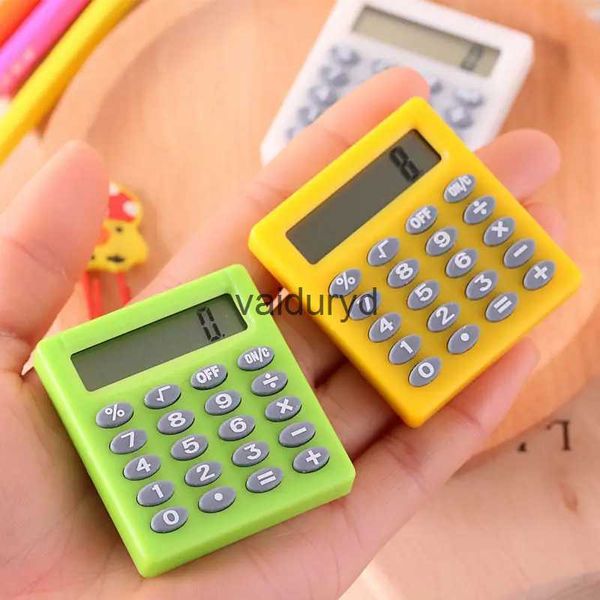 Calculatrices Dessin animé poche Mini calculatrice poche de poche Type pièces piles calculatrice transporter des extras Calculadoras école bureau Calculatorvaiduryd