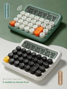 Calculatrices Calculatrice de mode Clavier flexible Modèles d'étudiants Modèle vocal pour calculatrice financière de bureau Touches mécaniques de bureau 230922