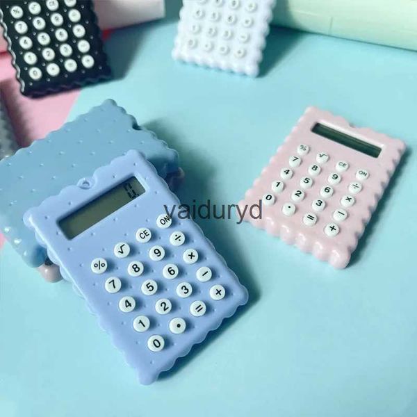 Calculatrices Offre spéciale étudiant Mini calculatrice électronique couleur bonbon calcul fournitures de bureau cadeau Super petite Mini calculatrice électroniquevaiduryd