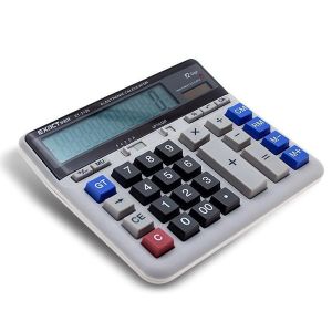 Calculateurs Grand Computer Electronic Calculator Counter Solar Battery Power 12 chiffres Affichage multifonctionnel