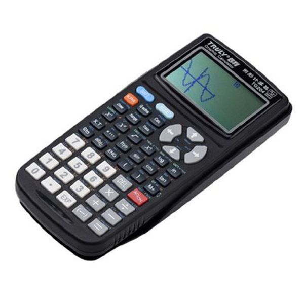 Calculateurs Nouveau TG204 Portable Taille Étudiants Élèves Calculatrice graphique Calculateur de graphique scientifique Clear Scientific pour l'enseignement graphique noir
