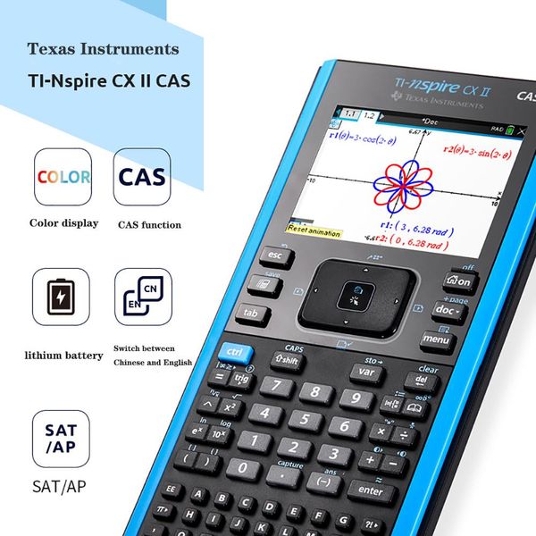 Calculateurs New 100% Calculadora Sale Calculator USA Texas Instrumetns ti nspire cx cas Color Graphics English Sat / AP spécial