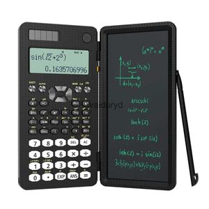 Calculatrices NEWYES Mini calculatrice scientifique avec tablette d'écriture calculatrices bloc-notes mémo électronique de bureau fournitures scolaires 991es Ms 82msvaiduryd