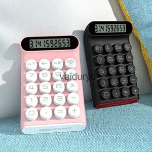 Calculatrices Calculatrice rétro Dot Clavier mécanique Ordinateur portable Écran LCD à 10 chiffres Bureau financier Mode Simple Calculatorvaiduryd