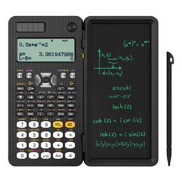 Calculadoras Calculadora científica Solar con LCD Notepad 417 Funciones Calculadora plegable portátil profesional para estudiantes actualizados 991ES