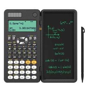 Calculateurs Solar Scientific Calculator avec 6,5 pouces LCD.