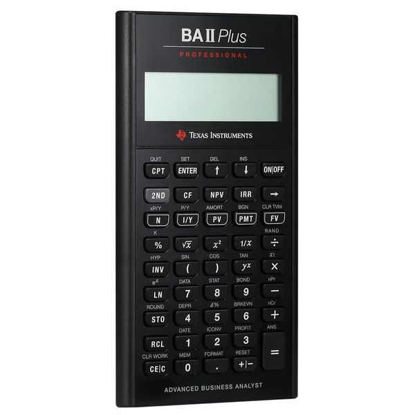 Calculatrices ti baii plus professionnelle CFA 10 chiffres LED Calculatrice Calculladora Calculs financiers Calculatrice financière des étudiants