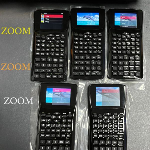 Calculadoras Envío gratuito Calculadora TXT TEXTO Big Screen Ebook Reading Fuctions Estudiante Calculadora con botón de emergencia