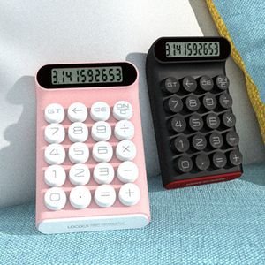 Calculatrices en gros Calculatrices Rétro Dot Clavier Mécanique Ordinateur Portable Écran LCD À 10 Chiffres Bureau Financier Mode Simple 230215 x0908
