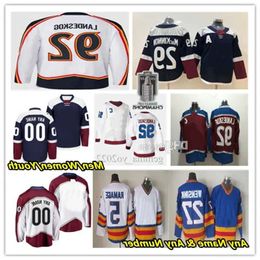 Cale Makar Colorado Maillots de hockey rétro inversés Gabriel Landeskog Nathan Mackinnon Mikko Rantanen Valeri Nichushkin Josh Manson Devon à 48