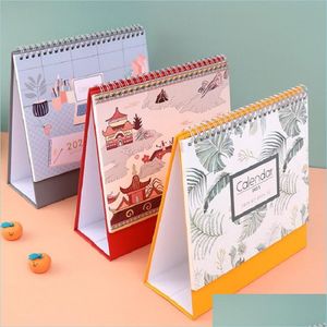 Kalender Custom Logo Desk Wall Kalender bieden ontwerp Draft Customization European and American International Holiday Notes Memo Pa Dhnm1