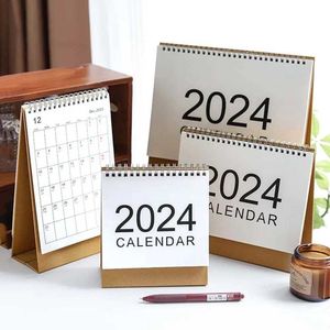 Calendrier Daily Planner Desk Calendar Office School Fourniture de l'agenda Organisateur 2024 Calendrier Calendrier de la bobine de simplicité