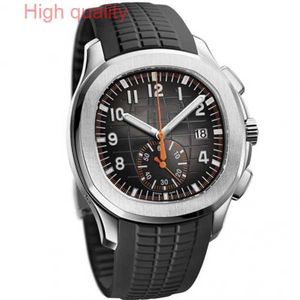 Kalenderheren Watch Sapphire Automatic Mechanical Watches 904L Rubberen band Business AAA -polshorloges voor Men U1