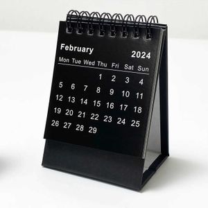 Calendrier Sharkbang Nouvel Arrivée 2024-2025 Calendrier 12/18 mois de bureau Décoration Mémo Note Journal Protable To Do List Mini Book Stationery