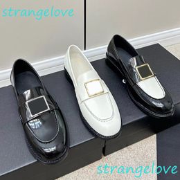 Kalfsleer metalen loafers 100% echt leer designer dames loafer Oxford schoenen mocassins luxe kleding schoenen platform loafers dermale zool penny designer loafers 35-42