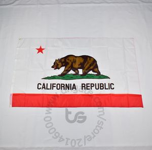 California State Flag Room Hangende decoratie 3x5 FT90150cm Hangende nationale vlag California Home Decoration Flag 4415004