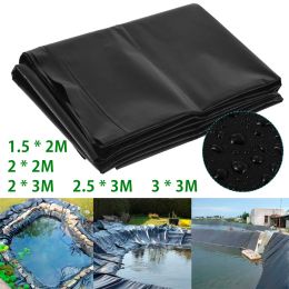 Calligraphy 3x3m Fish Pond Liner Cloth Waterproof Gardens Pools Membrane Black Flexible Streams Fountains Reinforced Landscaping Pool Liner