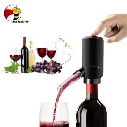 Caligrafía Beeman Decantador eléctrico de vino tinto Vertedor automático de vino Vino inteligente Carga USB Dispensador de vino tinto Aireador Herramientas de barra de cocina