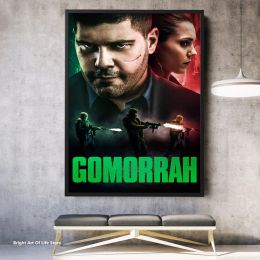 Kalligrafie Gomorrah Poster Star Actor TV -serie Canvas Poster Fotoafdruk Wall Painting Home Decor (UNFRAME)