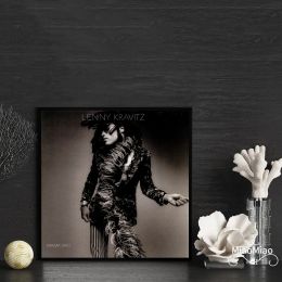 Couverture d'album de musique avec calligraphie Lenny Kravitz Mama Said, affiche sur toile imprimée, décoration de maison, peinture murale (sans cadre)