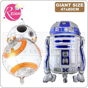 Kalligrafie film Super Hero Cartoon ballonnen Globos Star Fight Bb8 R2d2 folie ballonnen verjaardagsfeestje folie ballon decoratie Iatable speelgoed