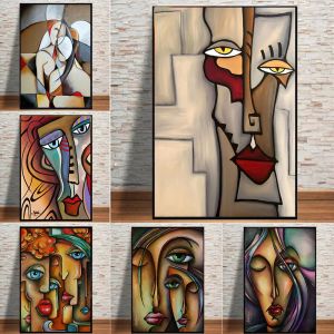 Kalligrafie Picasso Klassieke kunst olieverfschilderijen op canvas kunstposters en prints abstracte beroemde kunst aan de muur foto's voor de woonkamer
