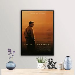 Affiche de film avec calligraphie du Patient anglais, 1996, décoration de maison, couverture de film classique, Photo en toile, peinture murale imprimée