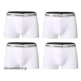 Calvins Boxer onderbroeken 4pcs Men Boxers Hoge kwaliteit Man Kort Ademend flexibele comfortabele shorts Mooie solide slipjes 804