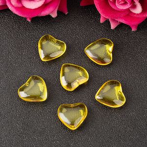 Camal 10pcs 20 mm Class de Crystal Heart Prisss Lucky Love Pendants Face Art Hanging Jewelry Candelier Ornament Suncater Home Diy