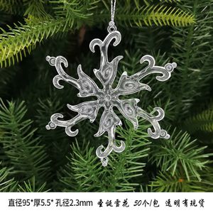 CAMAL 5PCS Crystal Acryl Sneeuwvlok ornamenten Gordijn Diamant Merry Christmas Birthday Party Xmas Home Festival Decor Supplies